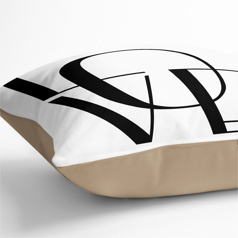 Square Cushion, 40cm H x 40cm W x 15cm D, Stone