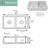 36'' L Double Bowl Fireclay Kitchen Sink
