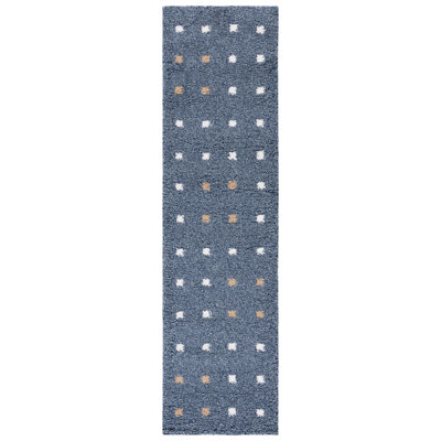 Calico Shag Performance Polka Dots Rug