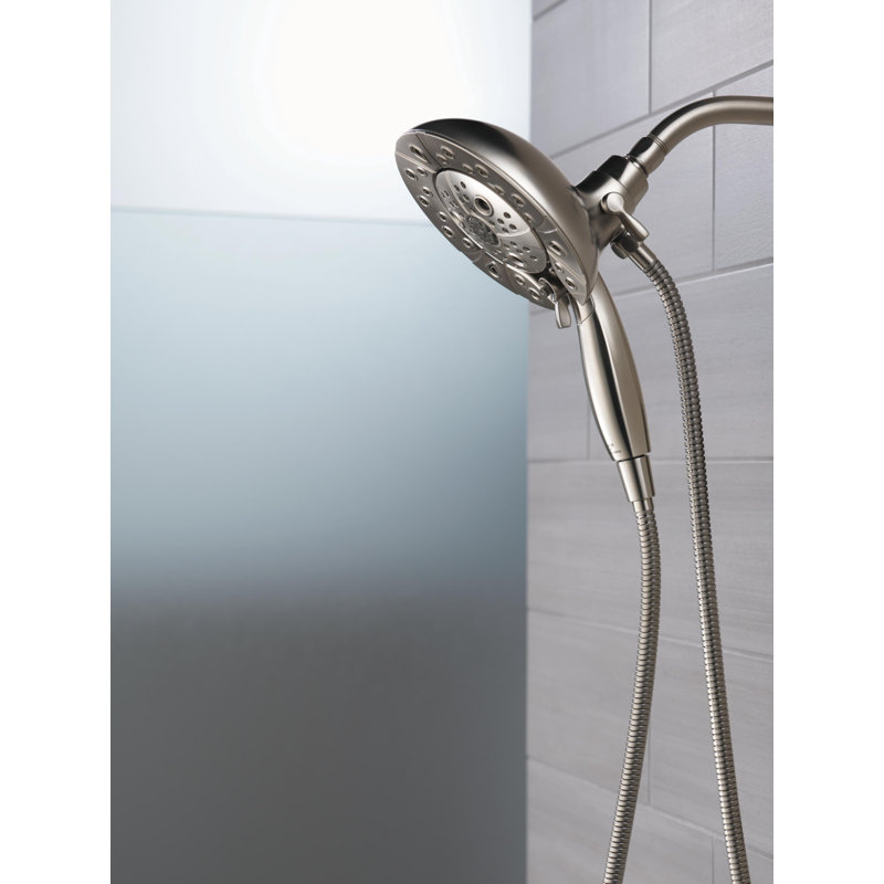 Douche H2Okinetic In2ition 2-en-un à 5 réglages, Inoxydable