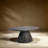 Declan Asymmetrical Organic-Shaped Mango Wood Coffee Table with Conical Base-112716652