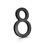 16 in. Floating Mount House Number