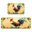 Tapis de cuisine 2 pièces Rooster