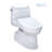 WASHLET 1.28 GPF S7A Elongated Floor Mounted One-Piece Toilet (Seat Included)