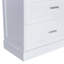 Grande armoire de rangement pour salle de bain avec 2 portes et 2 tiroirs réglables pour un grand rangement-200376077