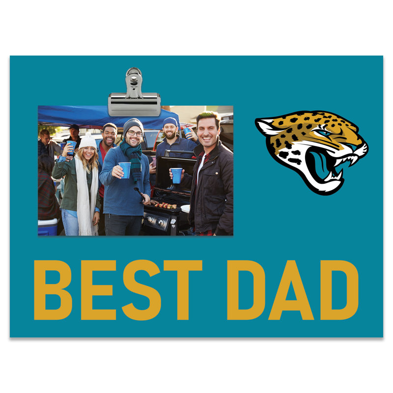 Cadre à clip Jacksonville Jaguars Bright Line - Best Dad