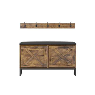 Banc de rangement 12 paires de chaussures