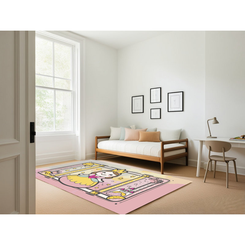 Tapis fantaisie East Urban Home, Rectangulaire 2 pi x 3 pi