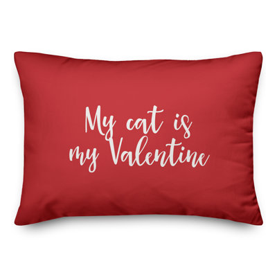  Coussin My Cat Is My Valentine