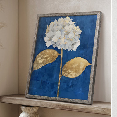 «FLORAL Series Lxxxi», reproduction encadrée - bois massif