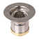 Junior Bar and Laundry Sink Drain Assembly with Removable Strainer Basket