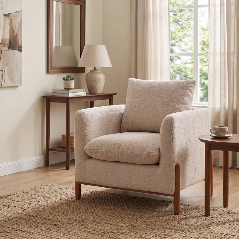 Chaise d'appoint moderne texturée