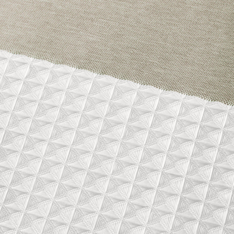 Spa Waffle Shower Curtain with 3M Treatment, Taupe, 78"H x 54"W