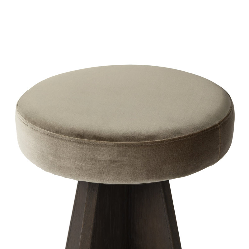 Damon Swivel Stool-Sapphire Khaki-Counter, Counter Stool (27.75" Seat Height), Brown, Gray