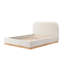 Lit tapissier grand blanc Blanca-50342142