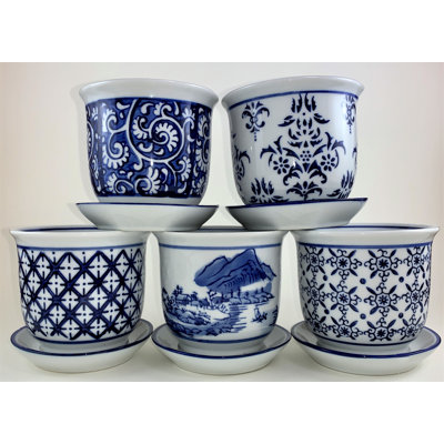 Levent Ceramic Pot Planter
