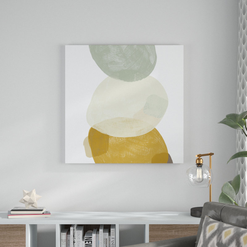 «Platelet IV» par June Erica Vess - Peinture sur toile, H 36 po x l 36 po
