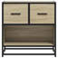 60cm W Metal Bedside Table-2140315956