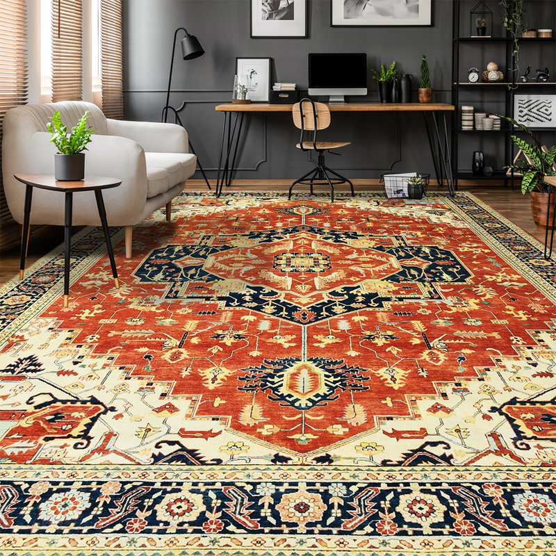 Wool Oriental Area Rug, Runner 2'6" x 8'