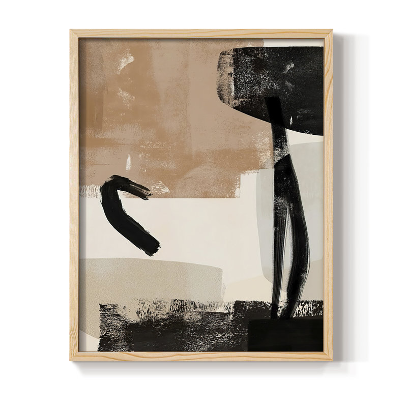 «Selective Arrangement III», reproduction encadrée - bois massif, H 11 po x l 9 po