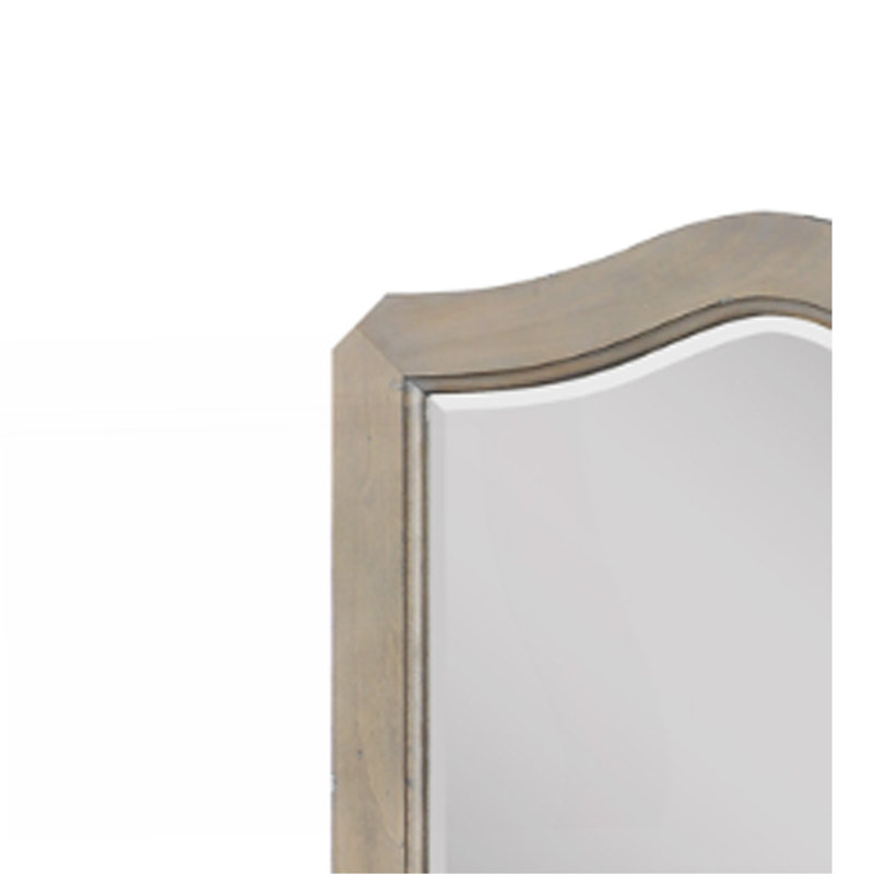 Scallop Shaped Mirror, No Assembly Required