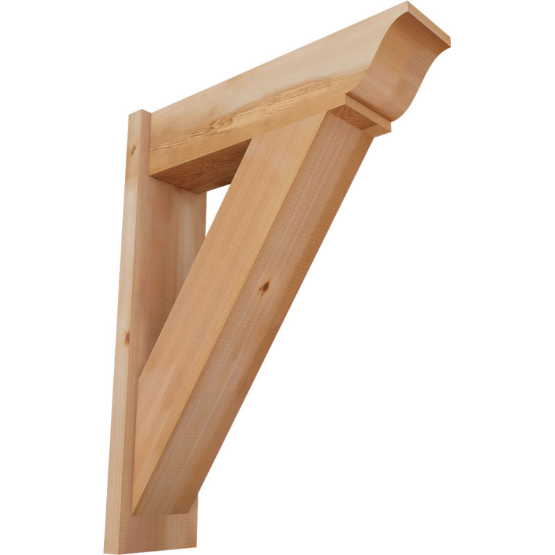 Persienne traditionnelle en bois rustique, P 26 po x H 34 po, Cèdre rouge occidental l 7 1/2 po (lisse)