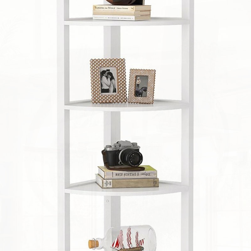 Tablette de rangement à six niveaux, Blanc