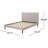 Modern Upholstered Platm Bed Frame