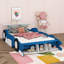 Dynamic Full Race Car-Shaped Platform Bed On Wheels-1098593359