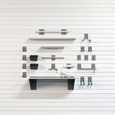 FastTrack Garage Wall Storage Magnetic Strip Slat Panel System