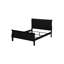 Grand lit noir - Fabriqué avec précision pour une qualité supérieure, l'élégant transforme votre chambre à coucher en une retraite chic