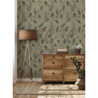 Papier peint à peler et coller Floral Nights & Moth