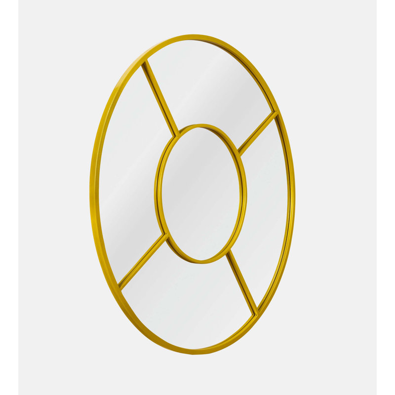 Miroir rond 36 po, Or