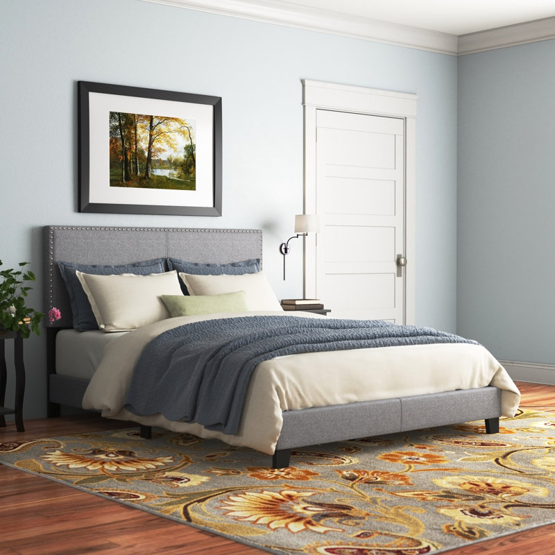 Parishville Upholstered Low Profile Standard Bed, Queen