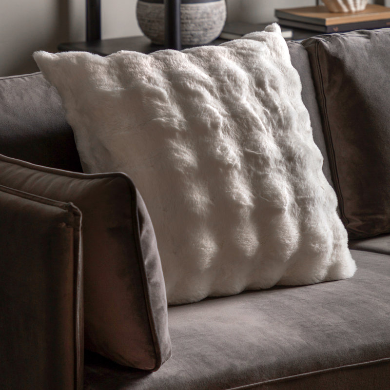 Agnella Cream Square Cushion