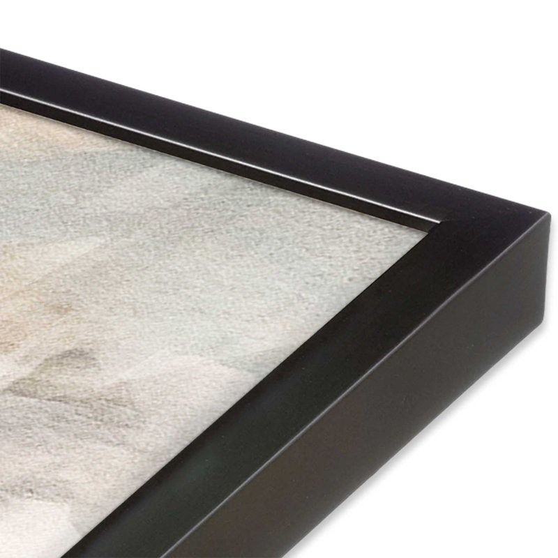 Crescendo chaotique III, Cadre simple en zinc patiné, H 13,75 po x l 13,75 po