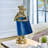 21"H Gold Resin Monkey Table Lamp  With Shade-756600881-756600886