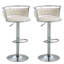 Tabouret de bar pivotant avec dossier Ginko-882844516-879315297