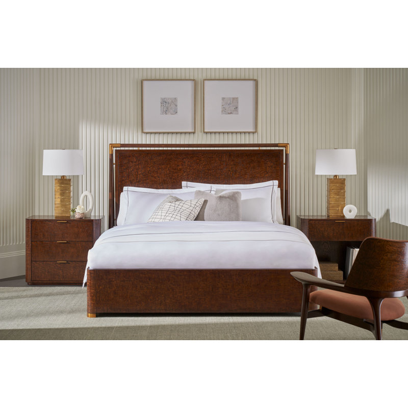 Kesden 3 - Drawer Solid Wood Nightstand, Silent Black
