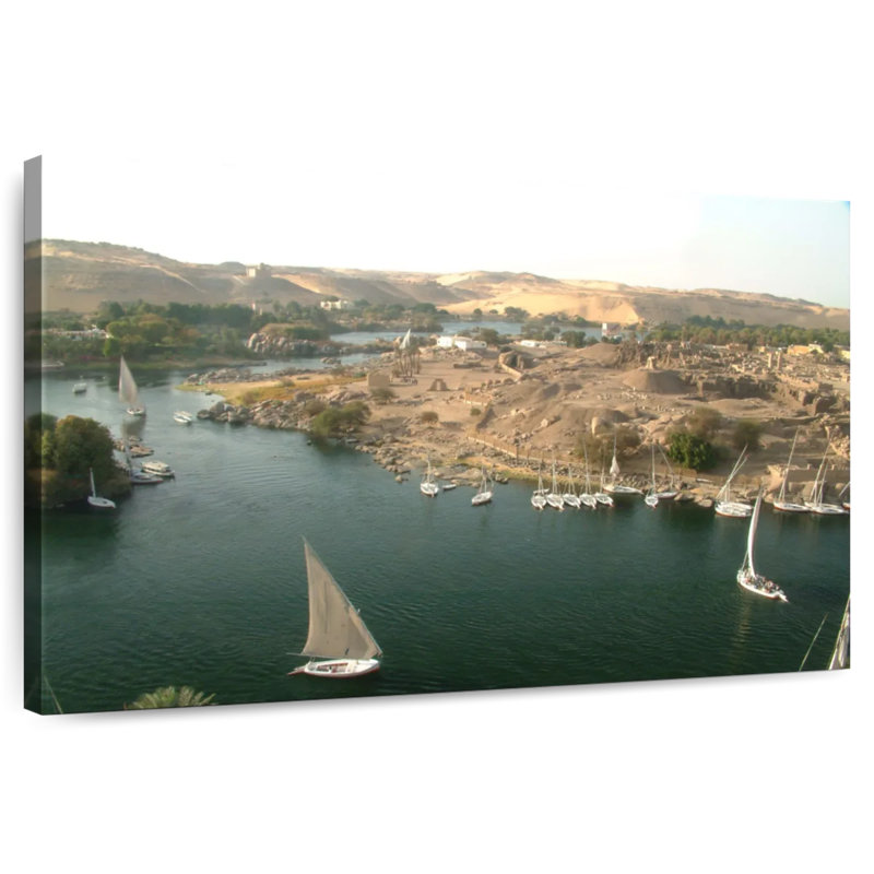 Mehar Aswan Nile Boats, 24" H x 36" W
