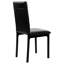 Ensemble de 4 chaises avec cadre en métal et siège en similicuir
