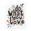 Décoration murale inspirante «Do What You Love Motivation»-1948827648