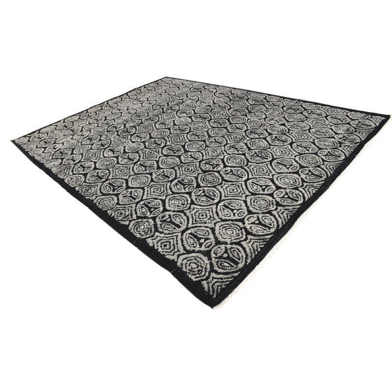Tapis noir 9 x 12 Porcaro