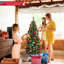 Lighted Artificial Pine Christmas Tree-840631685