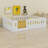 Wood Platform Bed With Guardrail-341466302
