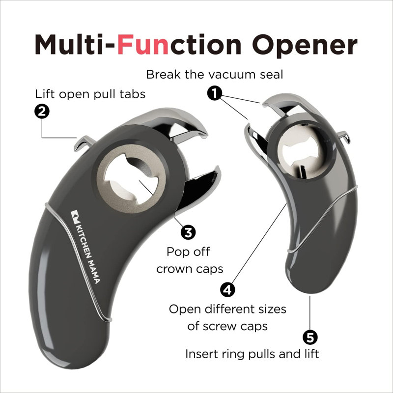 Epic One Multifunction Opener, Gray