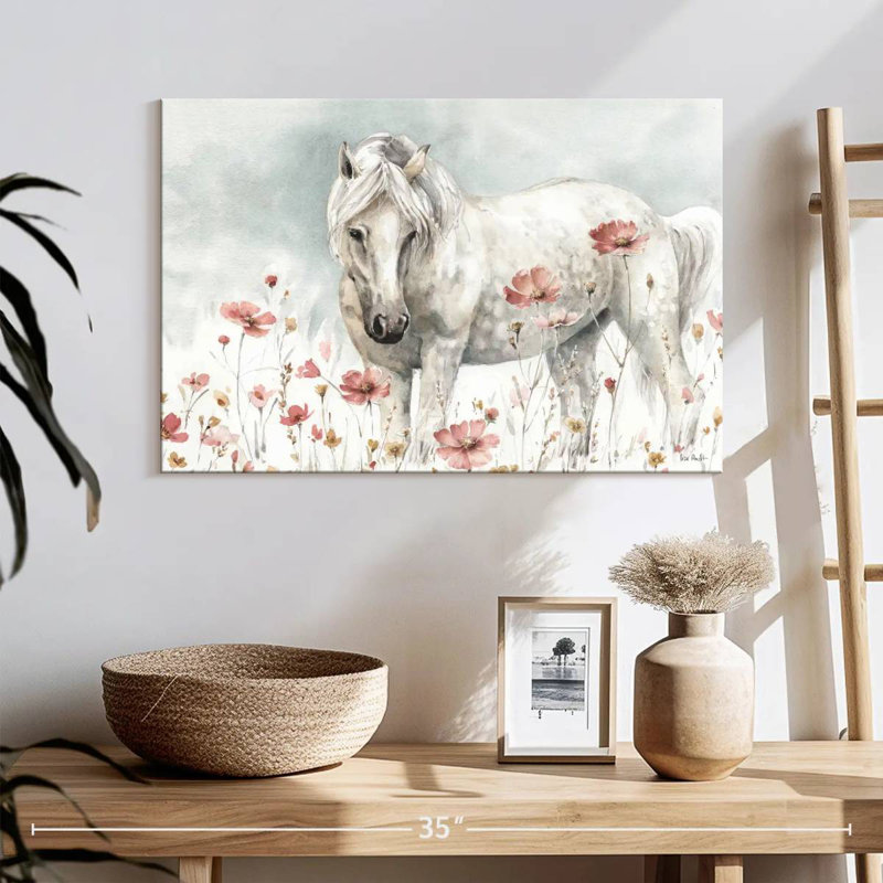 Brampt, superbe cheval sauvage I, H 16 po x l 24 po