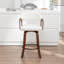 Tabouret de comptoir pivotant en similicuir Providence-128799122