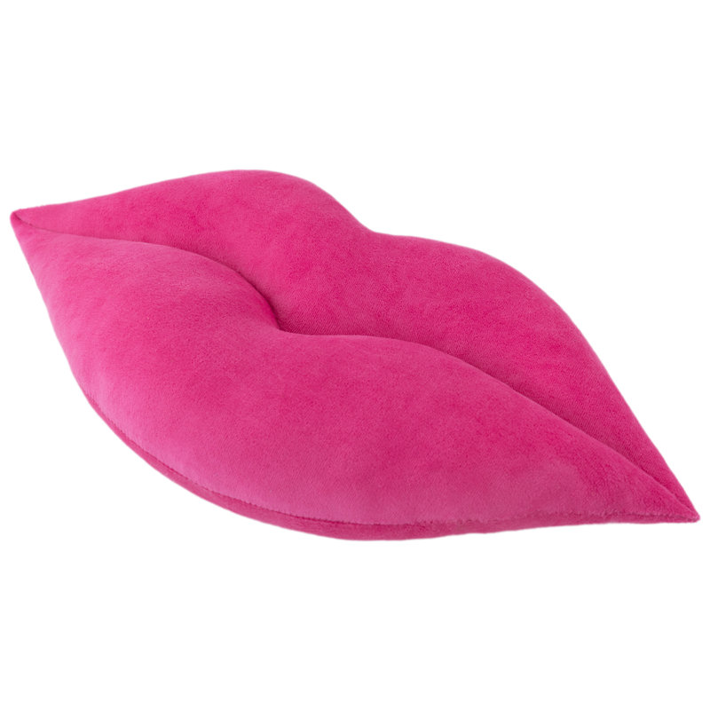 Throw Pillow, 11"H x 18"W, Rose Red