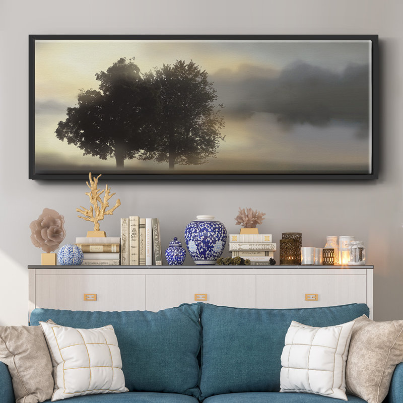 Misty Morning- Framed Canvas